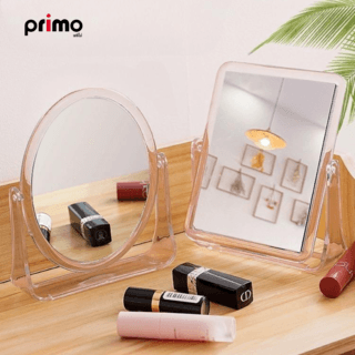 Primo กระจกแต่งหน้าตั้งโต๊ะอคลิลิคทรงเหลี่ยม รุ่น Lyn-L ขนาด 3.5x15x18 ซม. สีใส