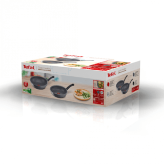 TEFAL ชุดกระทะเซ็ท 2 ชิ้น COOK HEALTHY รุ่น G134S295 FP24 + WP28