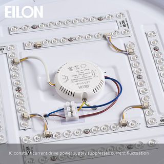 EILON โคมไฟเพดานอะครีลิคทรงแปดเหลี่ยม 72W ปรับได้3แสง รุ่น XDD2033/500