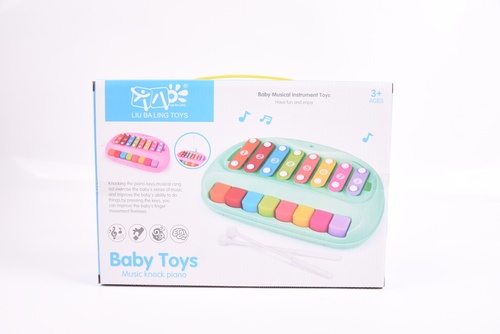 TOYS เปียโนเด็ก 8ปุ่ม#S210-3 คละสี (30.5x6x21.5ซม.)