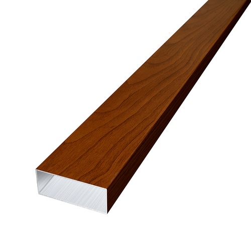 WELLINGTAN อะลูมิเนียมโปรไฟล์ ALU2980-2T10 2”x 298ซม. Brown Oak