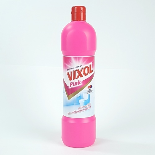 VIXOL วิกซอล น้ำยาล้างห้องน้ำและ ขจัดคราบทั่วไป ขนาด 900 มล. สีชมพู