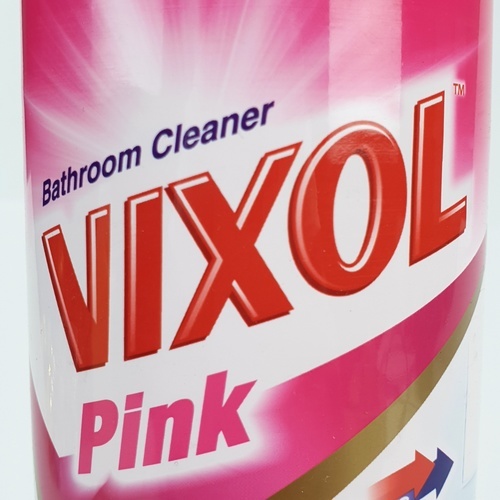 VIXOL วิกซอล น้ำยาล้างห้องน้ำและ ขจัดคราบทั่วไป ขนาด 900 มล. สีชมพู