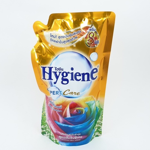 HYGIENE น้ำยาปรับผ้านุ่ม ไฮยีนเอ็กซ์เพิร์ทแคร์ ส้มแฮปปี้ ขนาด 480 มล. สีส้ม