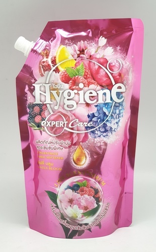 HYGIENE น้ำยาปรับผ้านุ่ม ไฮยีนเอ็กซ์เพิร์ทแคร์ เลิฟลี่บลูม ขนาด 480 มล. สีชมพู