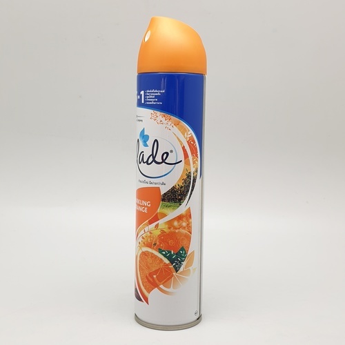 GLADE เกลด สเปรย์ปรับอากาศ กลิ่นสปาร์คกิ้ง ออเร้นจ์ 320 มล.