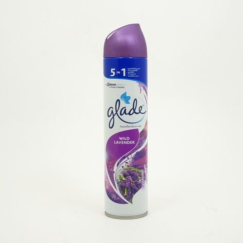 GLADE เกลด สเปรย์ปรับอากาศ กลิ่นไวลด์ ลาเวนเดอร์ 320 มล.