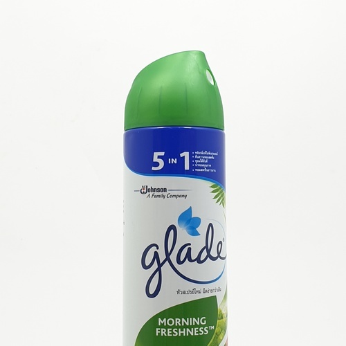 GLADE เกลด สเปรย์ปรับอากาศ กลิ่นมอร์นิ่งเฟรชเนส 320 มล.