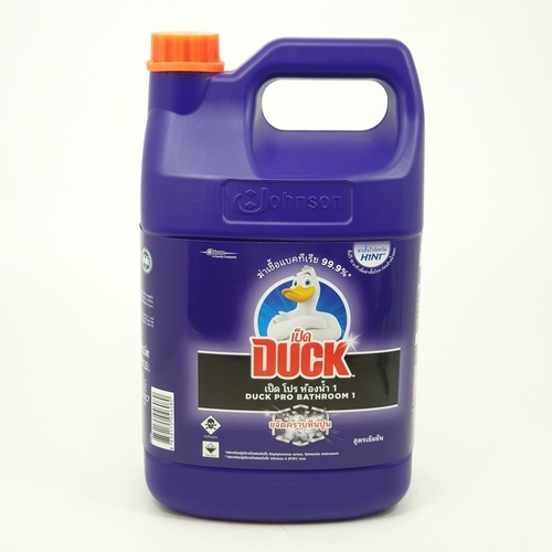 DUCK เป็ดโปร มิสเตอร์มัสเซิล น้ำยาทำความสะอาดห้องน้ำ ขนาด 3500 มล. สีม่วง