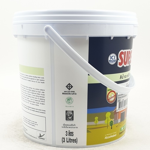 Dulux ซูเปอร์โคท สีน้ำภายใน เบส C 3 ลิตร