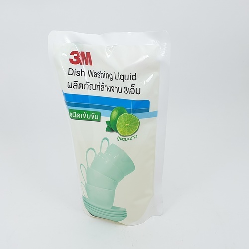 3M น้ำยาล้างจาน สูตรมะนาวเข้มข้น แบบถุง ขนาด 550 ml.