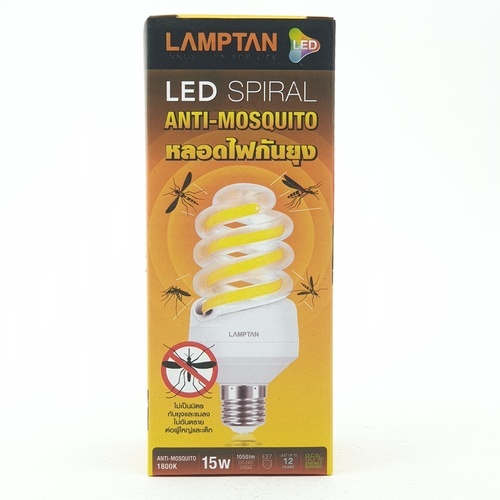 LAMPTAN หลอดไฟ LEDไล่แมลง 15W รุ่น แอนทายมอสคิวโต