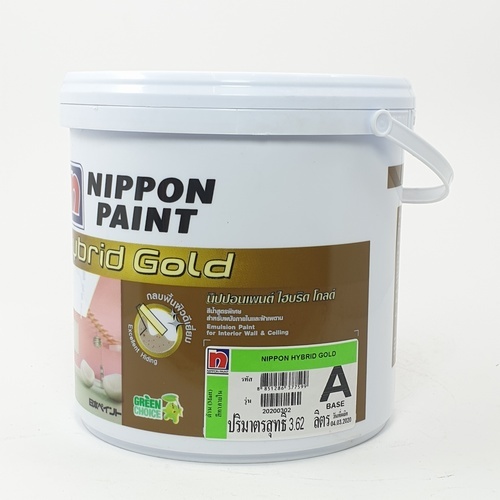 NIPPON สีน้ำอะคริลิกภายใน ไฮบริด โกลด์ ฟิล์มด้าน เบส A 1 กล.