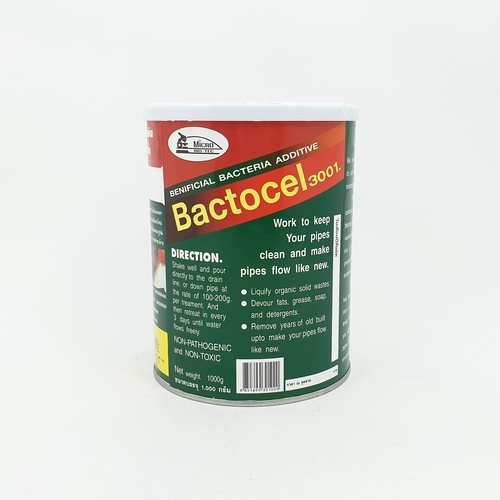 BACTOCEL จุลินทรีย์ชีวภาพสลายไขมัน (ชนิดผง) ขนาด 1000 กรัม รุ่น 3001