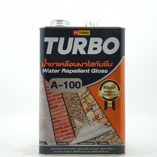 TURBO น้ำยาเคลือบเงาใสกันซึม  A-100 1 กล.