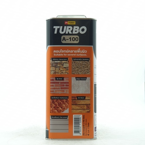 TURBO น้ำยาเคลือบเงาใสกันซึม  A-100 1 กล.