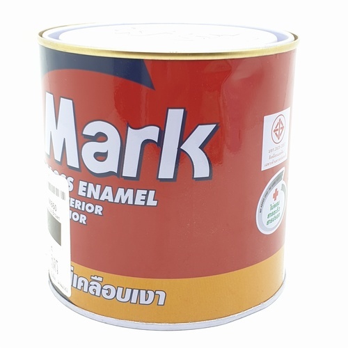 Captain สีเคลือบเงา MARK  #M860  ¼ กล. สีโอ๊คน้ำตาล