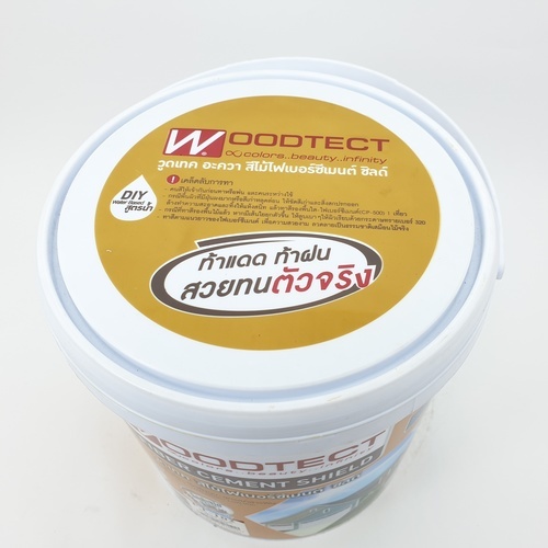 Woodtect วูดเทค ไม้ฝาโปร่งแสง FT-102 1 กล. สีไม้มะฮอกกานี