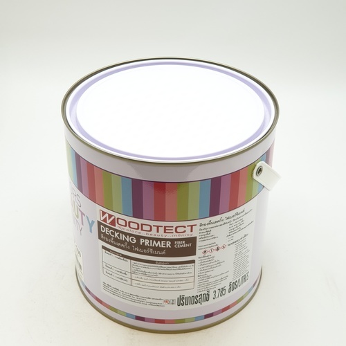 Woodtect วูดเทค สีรองพื้น เดคกิ้งไฟเบอร์ CP-500 1 กล. สีใส