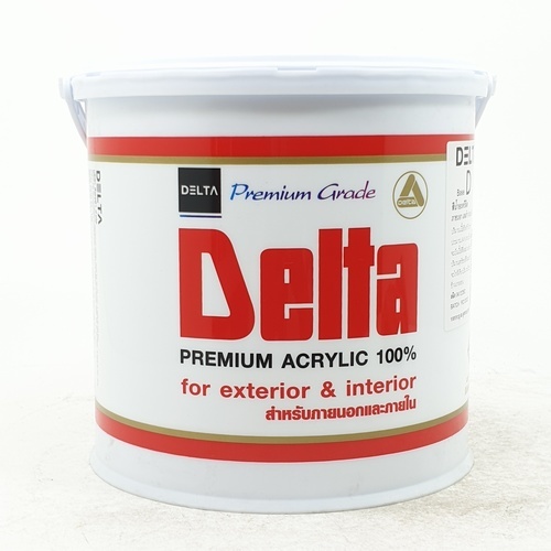 Delta สีน้ำอะครีลิค ทาภายนอก ด้าน เบส D 3.6 ลิตร