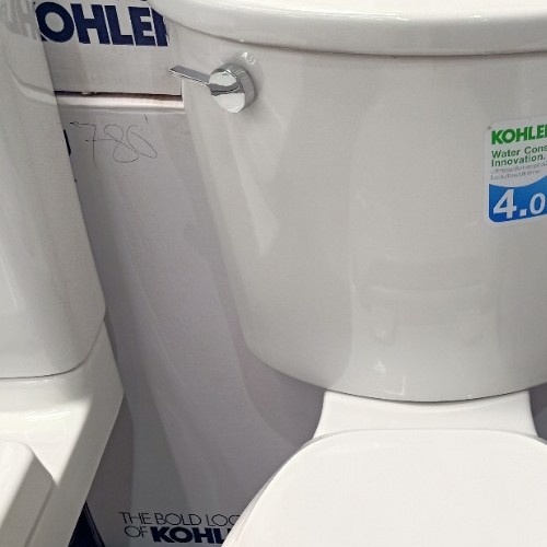 KOHLER สุขภัณฑ์แบบสองชิ้น ใช้น้ำ 4 ลิตร รุ่น อะแดร์ คอนซีล  พร้อมฝารองนั่งเฟรนช์เคิร์ฟแ รุ่น K-22248K-C-0  ขนาด