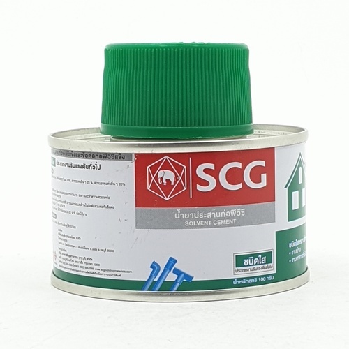 SCG น้ำยาประสานท่อพีวีซี แบบใส(มีแปรง) 100 กรัม