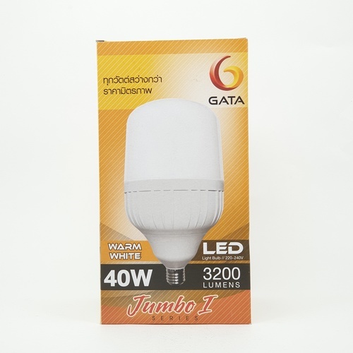 GATA หลอดไฟ LED 40W แสงวอร์มไลท์