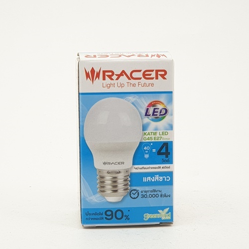 RACER หลอดไฟ LED Bulb ทรง G45 ขั้ว E27 4W รุ่น KATIE แสงเดย์ไลท์