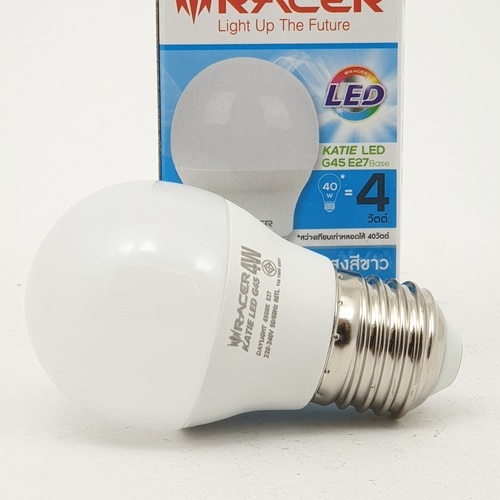 RACER หลอดไฟ LED Bulb ทรง G45 ขั้ว E27 4W รุ่น KATIE แสงเดย์ไลท์