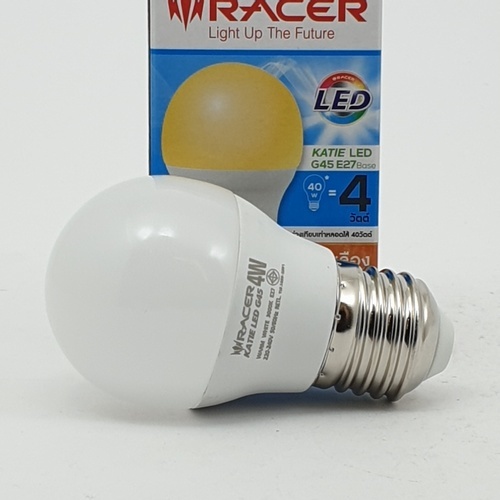 RACER หลอดไฟ LED Bulb ทรง G45 ขั้ว E27 4W รุ่น KATIE แสงวอร์มไวท์