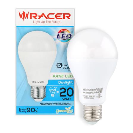 RACER หลอดไฟ LED Bulb A70 20W รุ่น KATIE แสงเดย์ไลท์