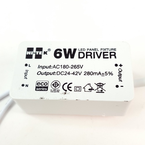 HI-TEK โคมพาเนล LED อีโค่ ทรงสี่เหลี่ยม 3นิ้ว 6W แบบฝังฝ้า รุ่นHFLEPSR06D แสงขาว