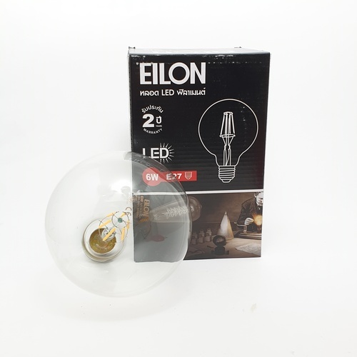 EILON หลอด LED ฟิลาเมนต์ E27 6 วัตต์  รุ่น GY-G125