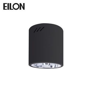 EILON โคมดาวน์ไลท์แบบทาวเวอร์หน้ากลม 5นิ้ว E27 รุ่น YDE05001-BK สีดำ (โคมเปล่า)