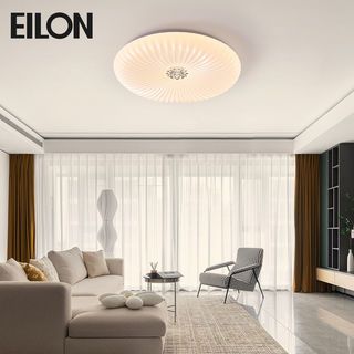 EILON โคมไฟเพดานอะครีลิคทรงกลม 72W ปรับได้ 3แสง รุ่นXDD2031/500 สีขาว