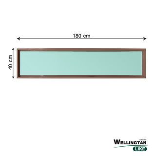 WELLINGTAN (LIKE) ช่องแสงอะลูมิเนียม 180 x 40 ซม. สีชา