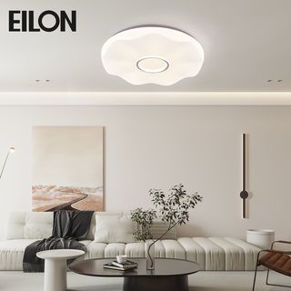 EILON โคมไฟเพดานอะครีลิคทรงแปดเหลี่ยม 48W ปรับได้3แสง รุ่น XDD2033/400 สีทอง