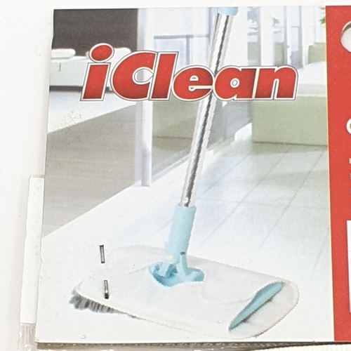 ICLEAN อะไหล่ผ้าไมโครไฟเบอร์ ขนาด 12.5x29.5x0.3 ซม. รุ่น HY0171 สีฟ้า-ขาว