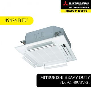 MITSUBISHI HEAVY DUTY เครื่องปรับอากาศ 4 ทิศทาง ขนาด 49,474 BTU (R410A) FDT/C140CSV-S1 สีขาว