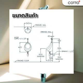 Cotto C307 วีนัส รุ่น C307 วีนัส ขนาด