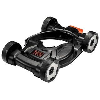 BLACK+DECKER เครื่องเล็มหญ้า 450W GL4525CM-B1 พร้อมฐานล้อ 2in1