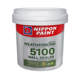 NIPPON PAINT สีรองพื้นปูนใหม่ 5100 WALL SEALER ขนาด 5 แกลลอน สีขาว