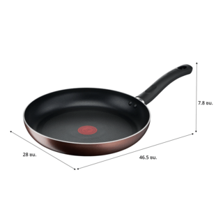 TEFAL กระทะแบน 28 ซม. DAY BY DAY รุ่น G1430695