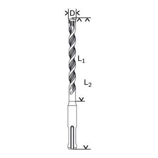 ផ្លែស្វានរ៉ូតារី Plus-1(S3) 10x160 Bosch