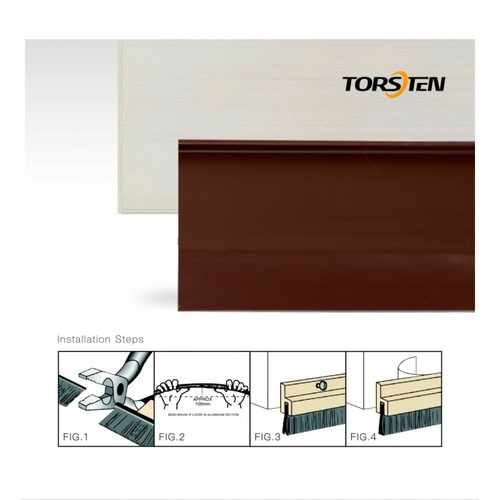 TORSTEN เส้นกันแมลง แถบกาว รุ่น KZT005-BN 100ซม. สีน้ำตาล