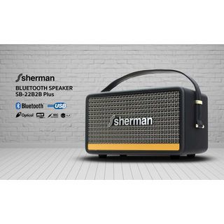 Sherman ชุดลำโพงบลูทูธ รุ่น SB-22B2B PLUS สีดำ