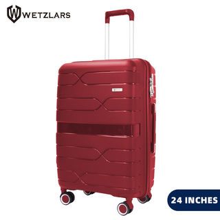 WETZLARS  KARTER -03 กระเป๋าเดินทาง 24 นิ้ว ขนาด 60x42x25 ซม .สีแดง