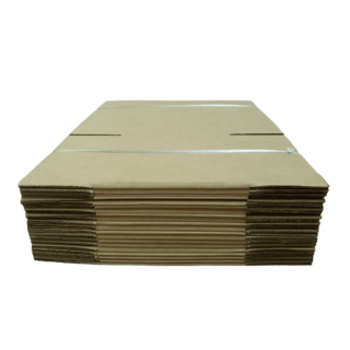 i-box OTP กล่องกระดาษฝาปิดลูกฟูก 5 ชั้น รุ่น 5CT3-10 ขนาด 38.1x38.35x22.61 ซม.สีน้ำตาล (10 ใบ/แพ็ค)