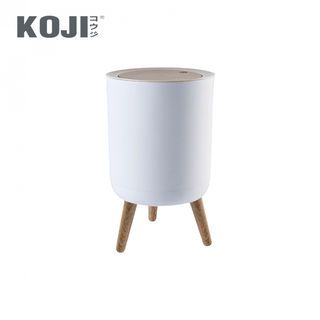 KOJI ถังขยะฝากดทรงสูง Minimal 7 ลิตร รุ่น KOJ-01 ขนาด 22x36.3x22 ซม. สีขาว