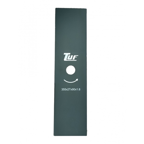 TUF ใบมีดตัดหญ้าทรงสีเหลี่ยม รุ่น YT-1143 ขนาด355x90x1.8มม.(14นิ้ว)สีดำ